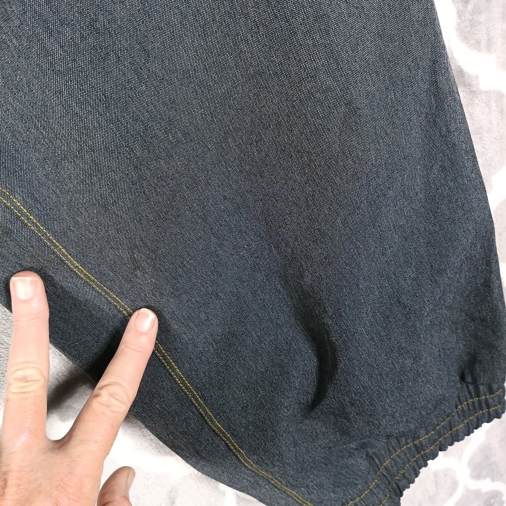 686 Forest Bailey Dojo Snowboard Pants Men Medium Black Denim Baggy 20K 15K - Picture 7 of 13